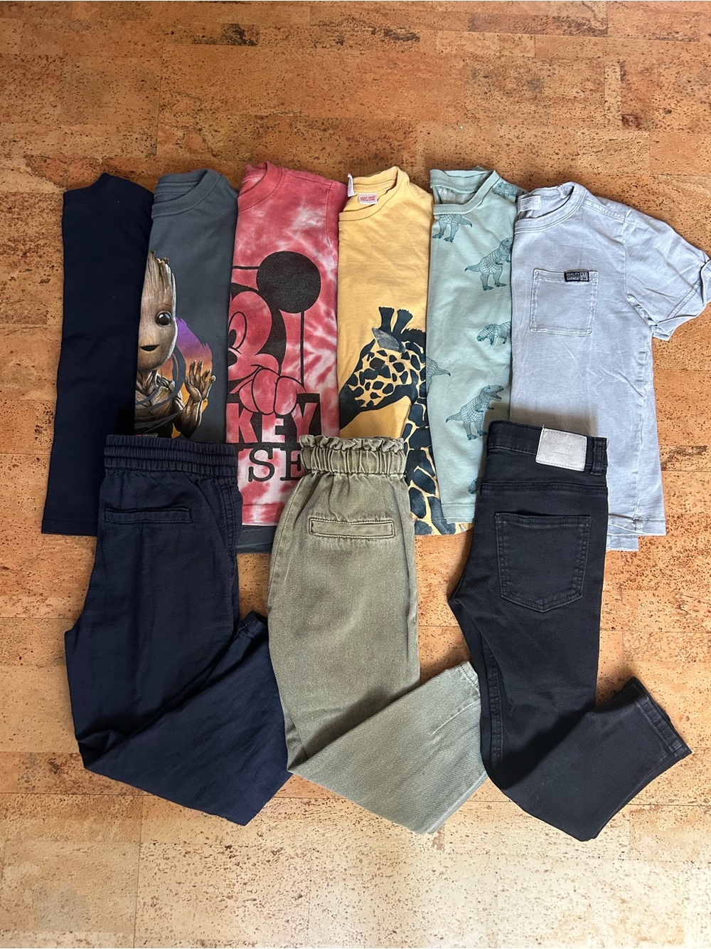 5T Clothing Bundle | Zara, H&M, Disney, Marvel | 9 Pieces